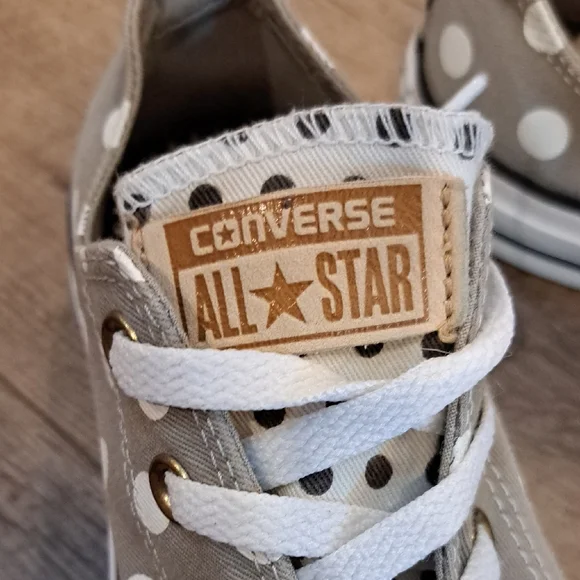 Converse Gray and White High-Top Sneakers - Picture 3 of 8